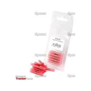 Heat Shrink Insulated Connector - Red (10 pcs. -Agripak)
 - S.24791 - Farming Parts
