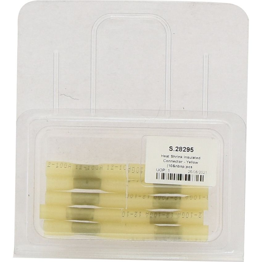 Heat Shrink Insulated Connector - Yellow (10 pcs. -Agripak)
 - S.28295 - Farming Parts