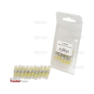 Heat Shrink Insulated Solder Connector Yellow (10 pcs. Agripak)
 - S.24793 - Farming Parts