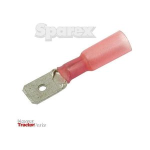 Heat Shrink Male Spade Terminal - Red ( - )
 - S.13409 - Farming Parts