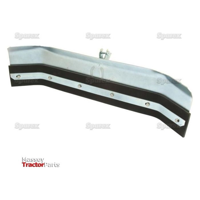 A Heavy Duty Squeegee, Sparex Part No. S.21739, made from Zinc Plated Steel with a black strip along its edge, designed for agricultural or industrial use.