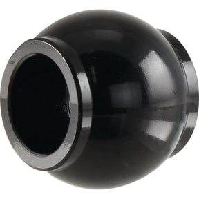 A shiny black spherical object with an open hollow center, likely made of metal or plastic, featuring EPD plating for corrosion protection, known as the Heavy Duty Top Link Ball (Cat. 3/3) - S.148197 by Sparex.
