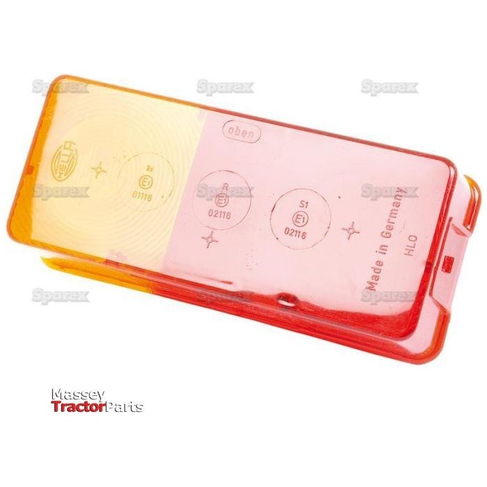 Sparex Replacement Lens marked "HLO" and "Made in Germany," featuring various technical specifications. This Hella E Approved lens, part No.S.56149, fits S.56235 models perfectly.