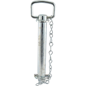Sparex Hitch Pin with Chain & Linch Pin 28.6x183mm (Part No. S.412) features a handle on top, an attached chain, and an overall length of 233mm.