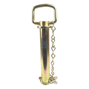 The Sparex Hitch Pin with Chain & Linch Pin (Sparex Part No. S.15360) features a working length of 190mm and an overall length of 233mm, designed for securing equipment or parts in various applications.
