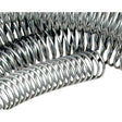 Close-up image of several coiled metal springs, including a 10-meter Sparex Hose Guard Coil (Steel) - Wrapping Ø20mm (Sparex Part No.S.21073), arranged parallel to each other. The springs appear in varying sizes and are tightly wound.