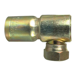 The Sparex Hose Insert 1/2'' x - S.2170808 is a brass 90-degree elbow threaded pipe fitting with a hex nut at one end and a smooth cylindrical connector suitable for hose inner Ø DN12.