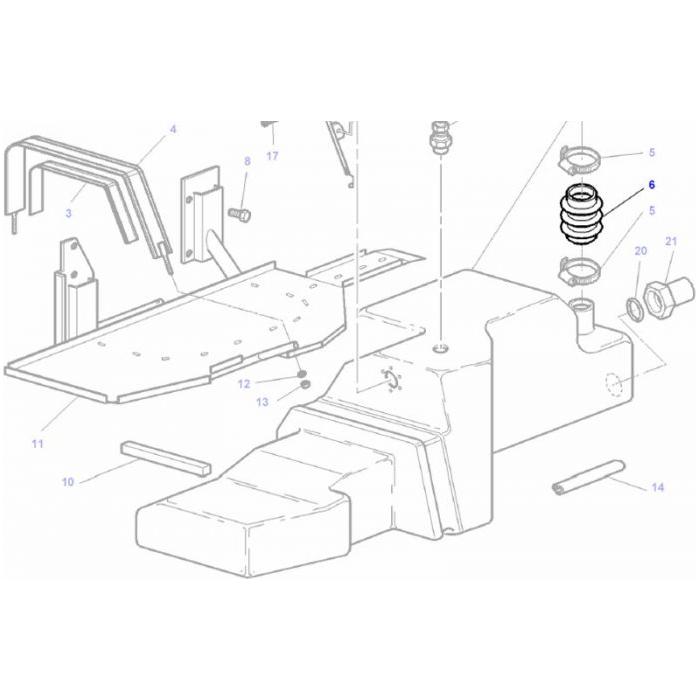 Hose Tank to Tank - 3777872M1 - Massey Tractor Parts