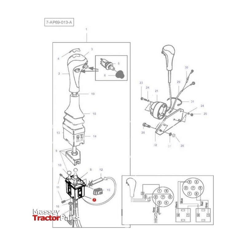 Massey Ferguson Housing - AL5020382 | OEM | Massey Ferguson parts | Hydraulics-Massey Ferguson-