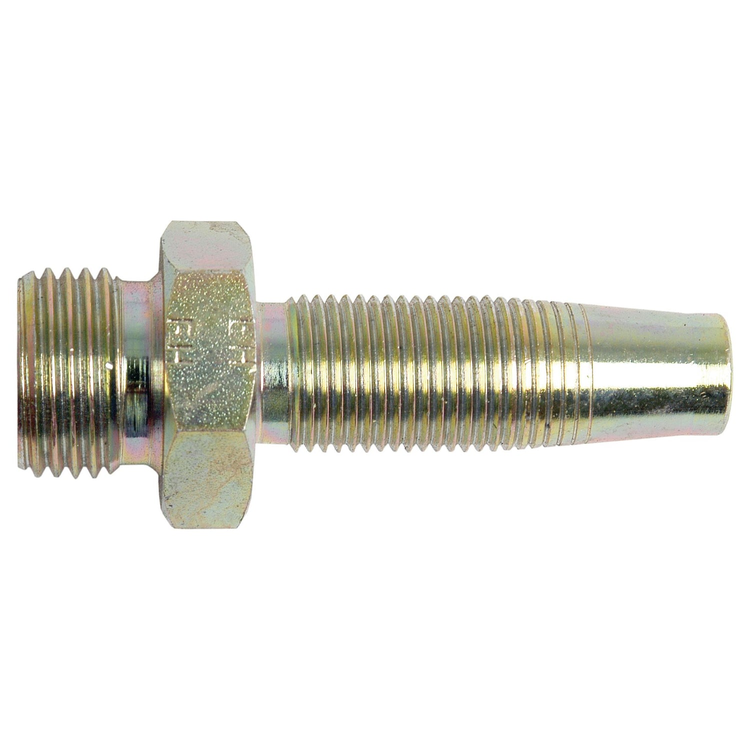 The Sparex Hydraulic 2-Piece Re-usable Coupling insert (Sparex Part No. S.4746) is designed for a Hose I/D of 1/2'' and features a DN12 metal threaded construction with a hexagonal nut segment in the center, as well as a BSP male insert connection.