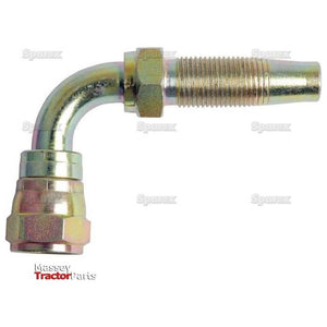 Hydraulic 2-Piece Re-usable Coupling insert 1/2'' x 3/4''JIC female 90 swept
 - S.4772 - Farming Parts