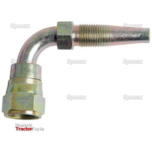 Hydraulic 2-Piece Re-usable Coupling insert 3/8'' x 3/4''JIC female 90 swept
 - S.4771 - Farming Parts