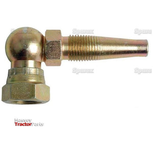 Hydraulic 2-Piece Re-usable Coupling insert 3/8'' x 3/8''BSP female 90 compact
 - S.12174 - Farming Parts