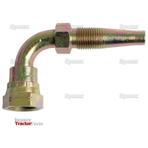Hydraulic 2-Piece Re-usable Coupling insert 3/8'' x M18 female 90 swept
 - S.30238 - Farming Parts