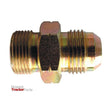 Image of a hydraulic adaptor with male threads on both ends, labeled as the Hydraulic Adaptor M20x1.50 Metric Male x 3/4'' JIC Male (Sparex Part No. S.11961). The logo "Massey Tractor Parts" is visible in the bottom left corner, identifying this reliable Sparex component for various plumbing or mechanical applications.