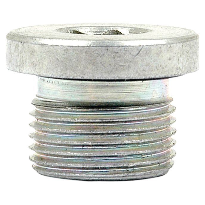 A Sparex Hydraulic Blanking Plug Adaptor M20 x 1.5 (Part No. S.34235) with a hexagonal socket on the top side is used for sealing openings in equipment or machinery.