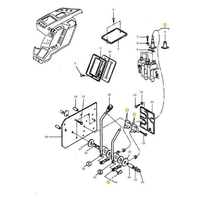 Hydraulic Cable - 3582422M3 - Massey Tractor Parts