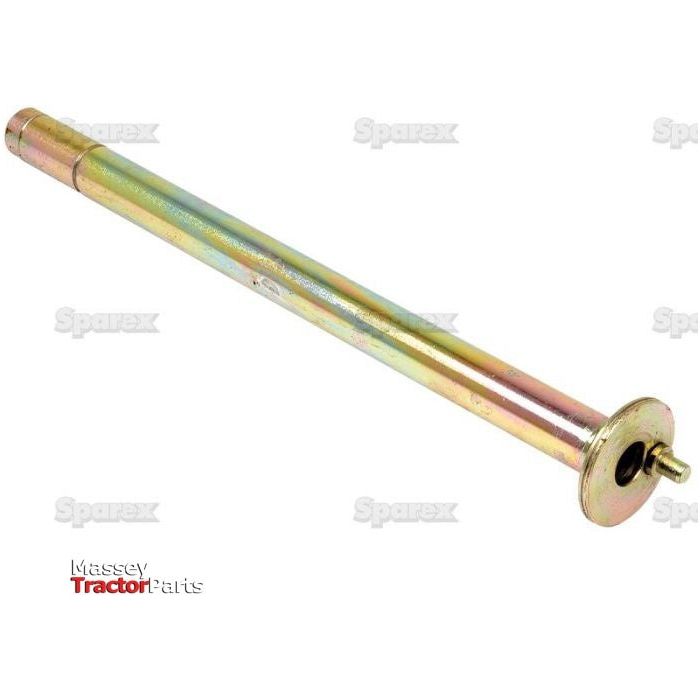 A metal rod with a flange and a threaded end, labeled as "Hydraulic Control Shaft" with Sparex Part No. S.43531, is designed for use in Massey Ferguson hydraulic control systems.