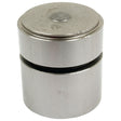 A close-up image of the Sparex Hydraulic Cylinder Piston (Part No. S.41361), featuring a silver, cylindrical shape with a floating part in the middle, reminiscent of precision components found in Massey Ferguson tractors.