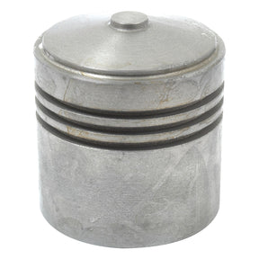 A Sparex Hydraulic Cylinder Piston (Sparex Part No. S.61001) features a cylindrical shape with three horizontal grooves around its middle section, and is commonly found in Massey Ferguson hydraulic cylinders.