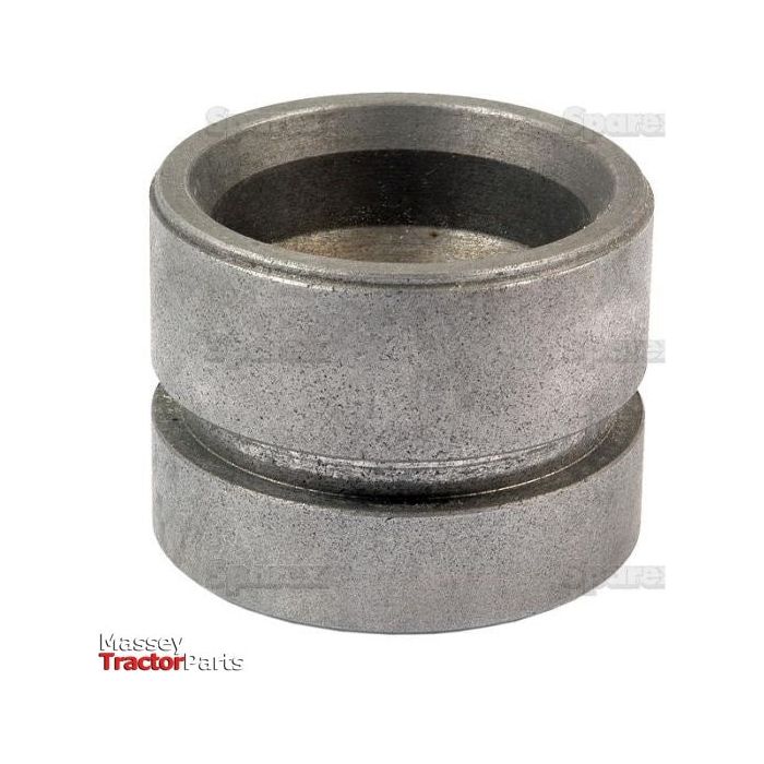 A metallic cylindrical component with an inner hollow section and a horizontal groove along its outer surface. The bottom left corner displays a logo with the text "Sparex." Ideal for use in hydraulic lift systems, this piston is the Hydraulic Cylinder Piston, Sparex Part No.S.66192, and is compatible with Sparex components.