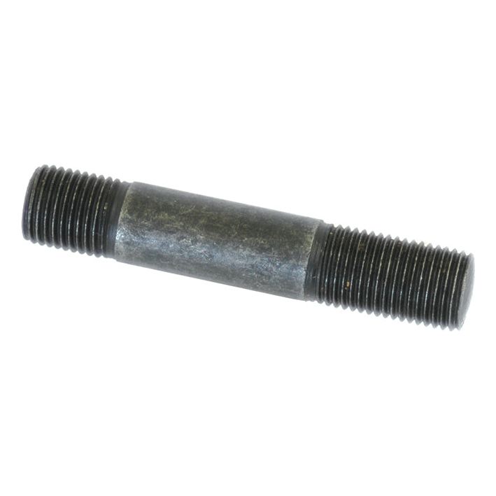 The Hydraulic Cylinder Stud from Sparex, Part No. S.41621, is a metal threaded rod with threading on both ends. Measuring 9/16'' x 3'' UNF, this component is ideal for use in Massey Ferguson machinery and is designed for durability and precision.