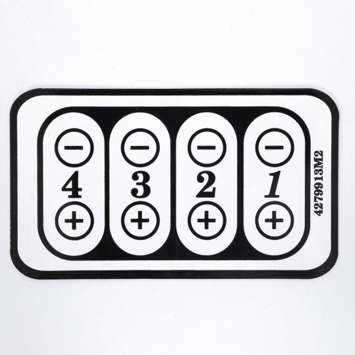 Hydraulic Decal - 4279913M2 - Massey Tractor Parts