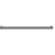 The Sparex Hydraulic Double Acting Cylinder Without Ends, measuring 25 x 40 x 900mm (Sparex Part No. S.59213), is depicted horizontally against a white background with red caps on both ends.