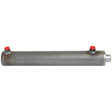 The Sparex Hydraulic Double Acting Cylinder Without Ends, measuring 35x60x350mm (Sparex Part No.S.59233), features two red valve caps on one side and a metallic connector on the other end.