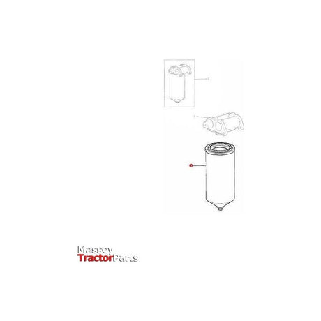Massey Ferguson Hydraulic Filter - 3383386M92 | OEM | Massey Ferguson parts | Hydraulic & Transmission Oil-Massey Ferguson-Engine & Filters,Farming Parts,Filters,Hydraulic & Transmission Oil,Tractor Parts