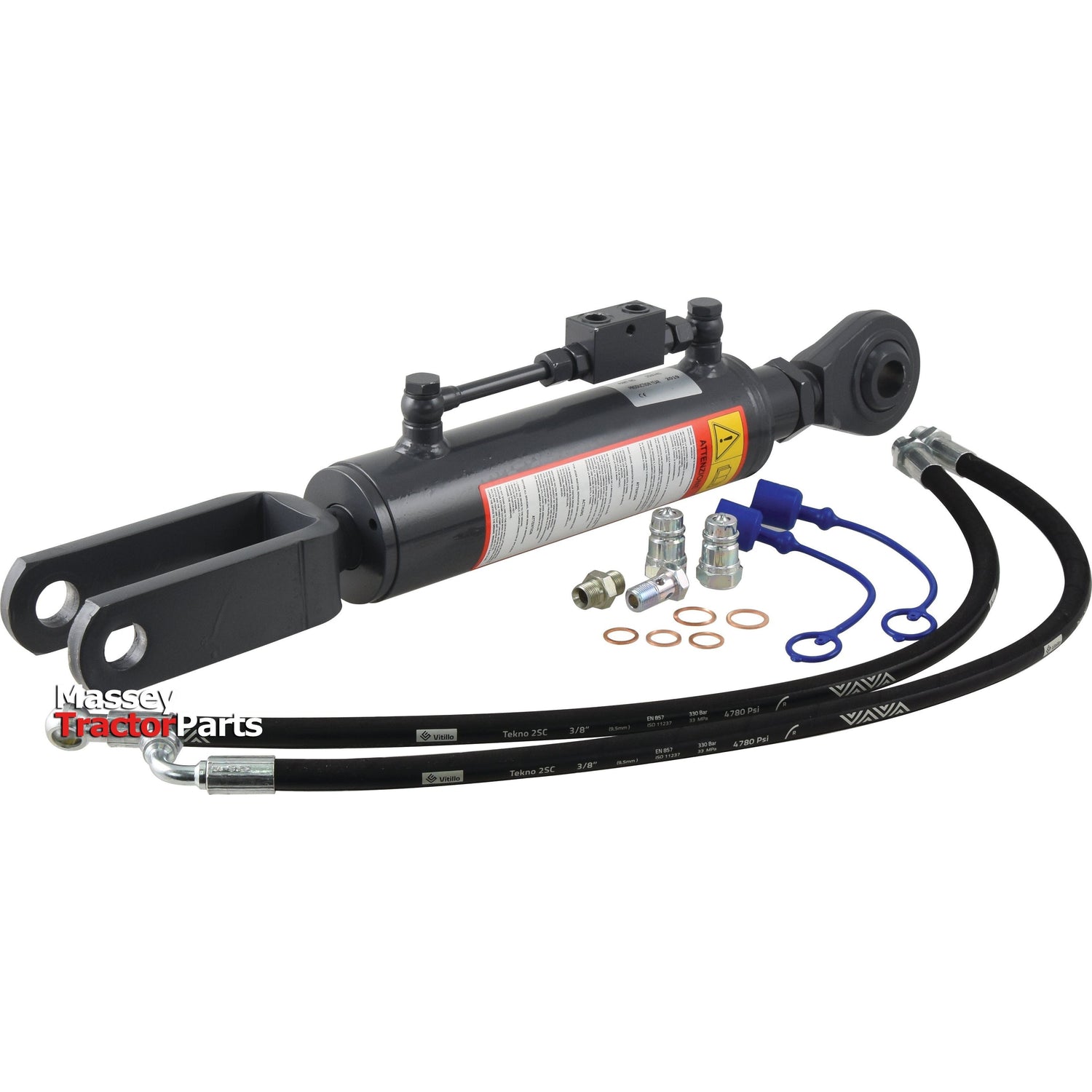 Hydraulic Levelling Box (Supplied with: Hoses), Min. Length: 680mm, Cylinder Bore: 80mm.
 - S.153741 - Farming Parts