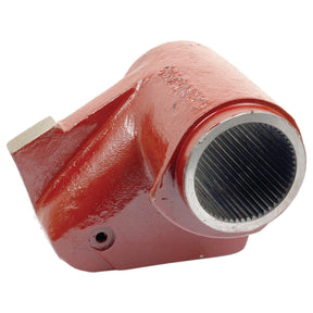 This Hydraulic Lift Arm (Sparex Part No.S.67289), compatible with Ford/New Holland, features a cylindrical opening and internal threading with robust construction and visible wear marks.