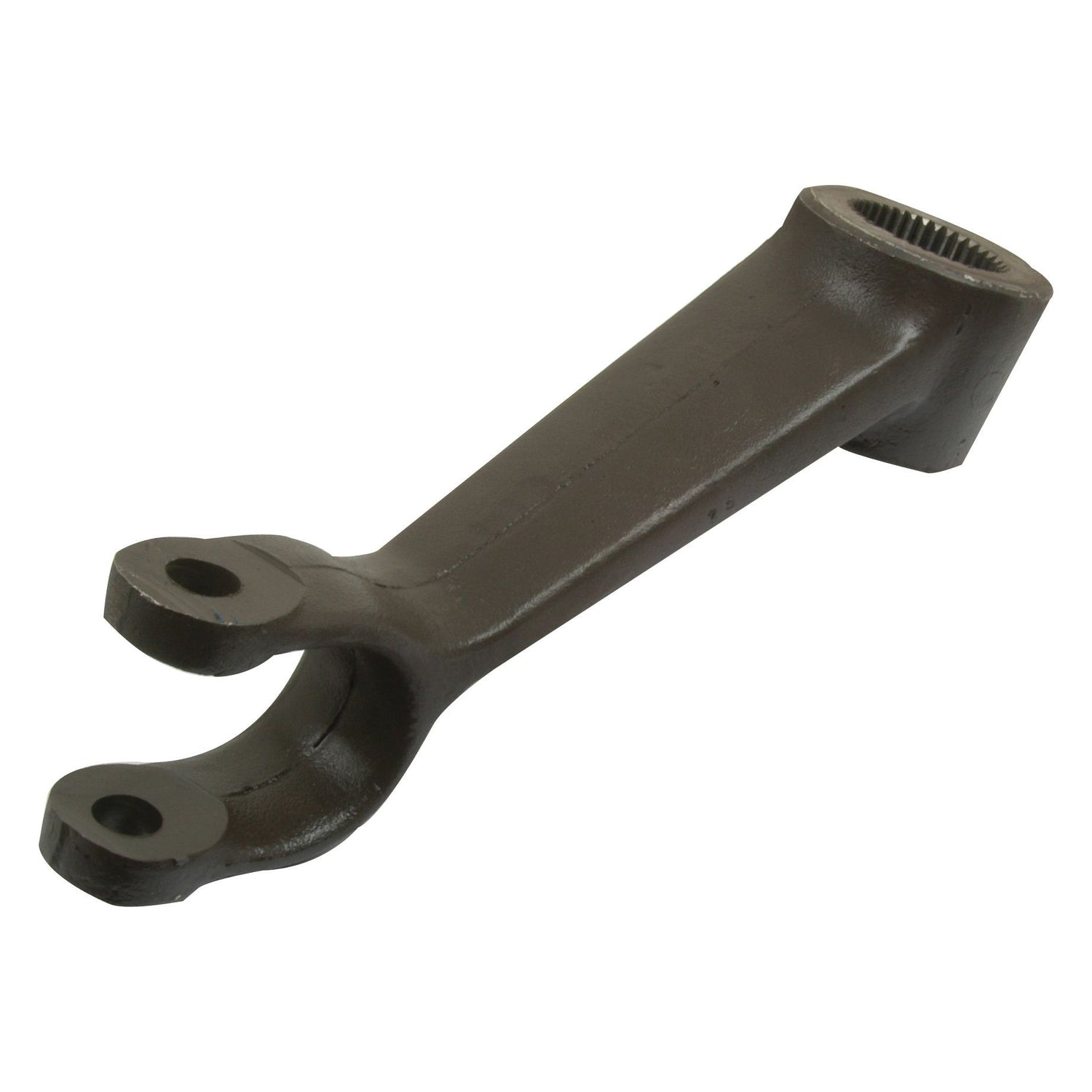 A Hydraulic Lift Arm with a hole for pivoting and a toothed interior at the wider end, compatible with Massey Ferguson models, branded as Sparex and listed under Sparex Part No. S.42171.