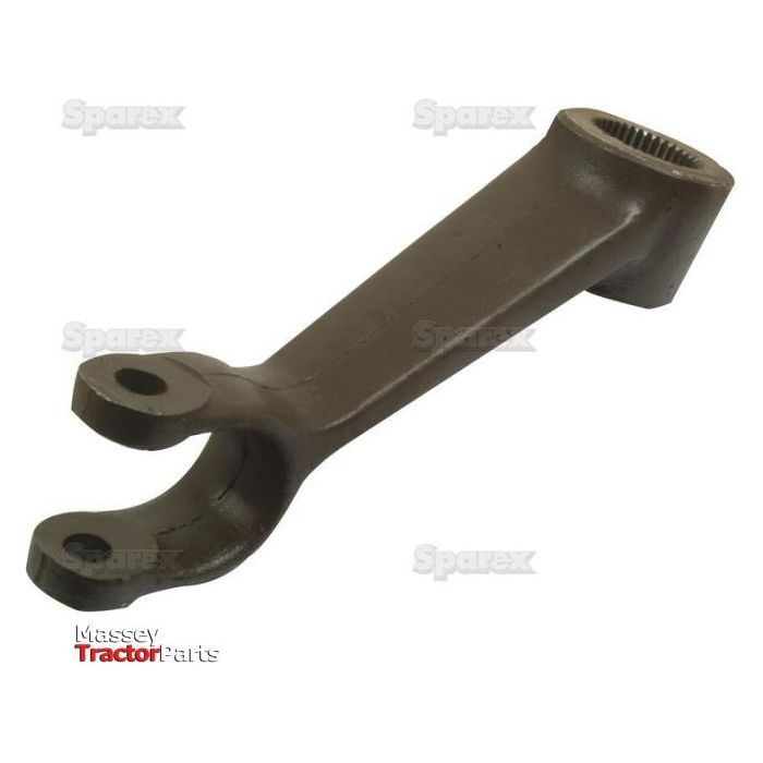 A hydraulic lift arm with two holes on one end and a serrated gear-like end, labeled "Sparex" with "Hydraulic Lift Arm | Sparex Part No.S.42171" in the background.