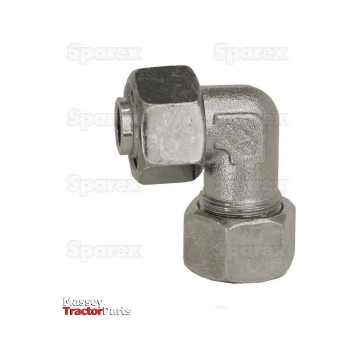 Hydraulic Metal Pipe Angled Stud Coupling E.W.V. 12S 90 compact standpipe
 - S.34178 - Farming Parts