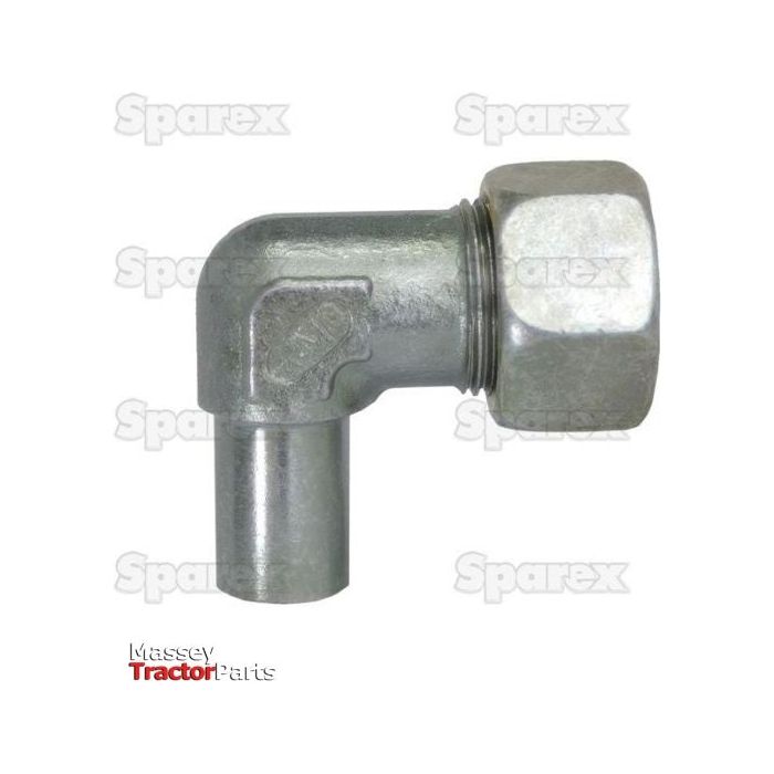 Hydraulic Metal Pipe Angled Stud Coupling E.W.V. 6L 90 compact standpipe
 - S.34220 - Farming Parts