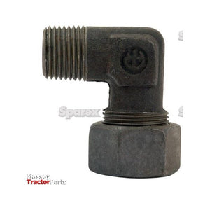 Hydraulic Metal Pipe Angled Stud Coupling G.E.V. 8L - 1/4''BSP 90 compact
 - S.34091 - Farming Parts