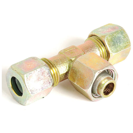 Hydraulic Metal Pipe Tee Stud Coupling E.T.V. 10L standpipe branch
 - S.34162 - Farming Parts