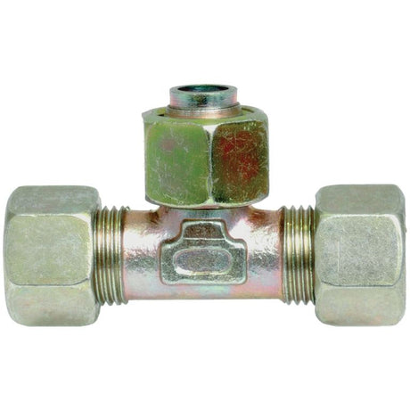 Hydraulic Metal Pipe Tee Stud Coupling E.T.V. 12L standpipe branch
 - S.34163 - Farming Parts