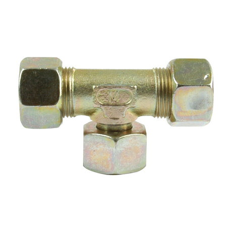 Hydraulic Metal Pipe Tee Stud Coupling E.T.V. 15L standpipe branch
 - S.34164 - Farming Parts