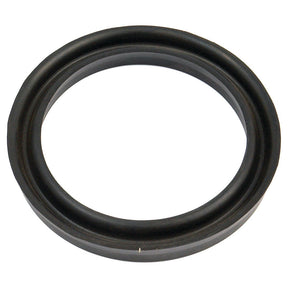 The Sparex Hydraulic Piston Seal (Part No. S.4723) is displayed against a white background, featuring a black rubber washer with a circular shape, making it ideal for Ford New Holland hydraulic piston seal applications.