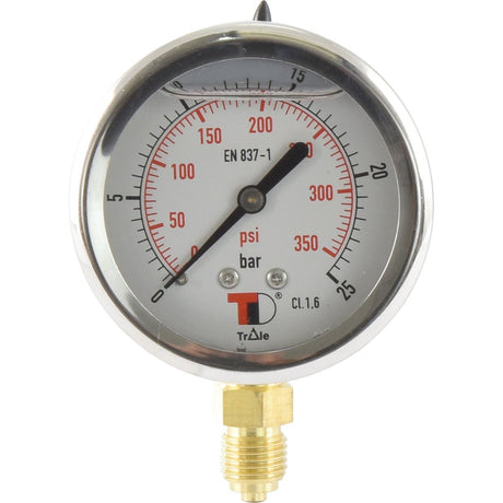 Hydraulic Pressure Gauge⌀63mm (0-25 Bar)
 - S.153756 - Farming Parts