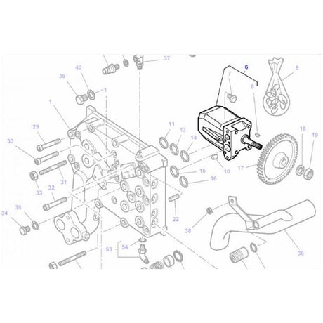 Hydraulic Pump - 3716370M5 - Massey Tractor Parts