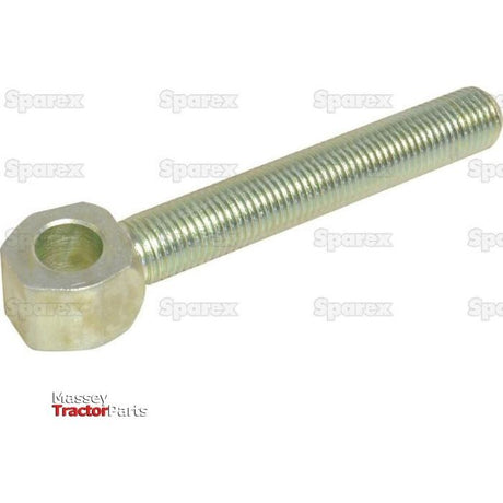 A metal bolt featuring a hexagonal head and a 193mm threaded shaft, with faint, repeating "Sparex" text in the background and the "Massey Tractor Parts" logo visible in the lower left corner. This product is known as the Top Link Threaded Eye with a thread size of 1 1/4'' RH, bearing Sparex Part No.S.10291 from Sparex.