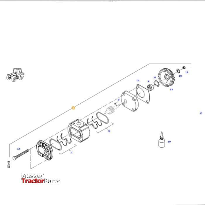 Fendt Hydraulic Wheel Pump/Piston - G835940100020 | OEM | Fendt parts | Hydraulic Pumps-Fendt-Block Components,Engine & Filters,Engine Parts,Farming Parts,Hydraulic Cylinders & Rams,Hydraulic Ram Parts,Hydraulics,Liners,Pistons,Rings,Tractor Hydraulic,Tractor Parts