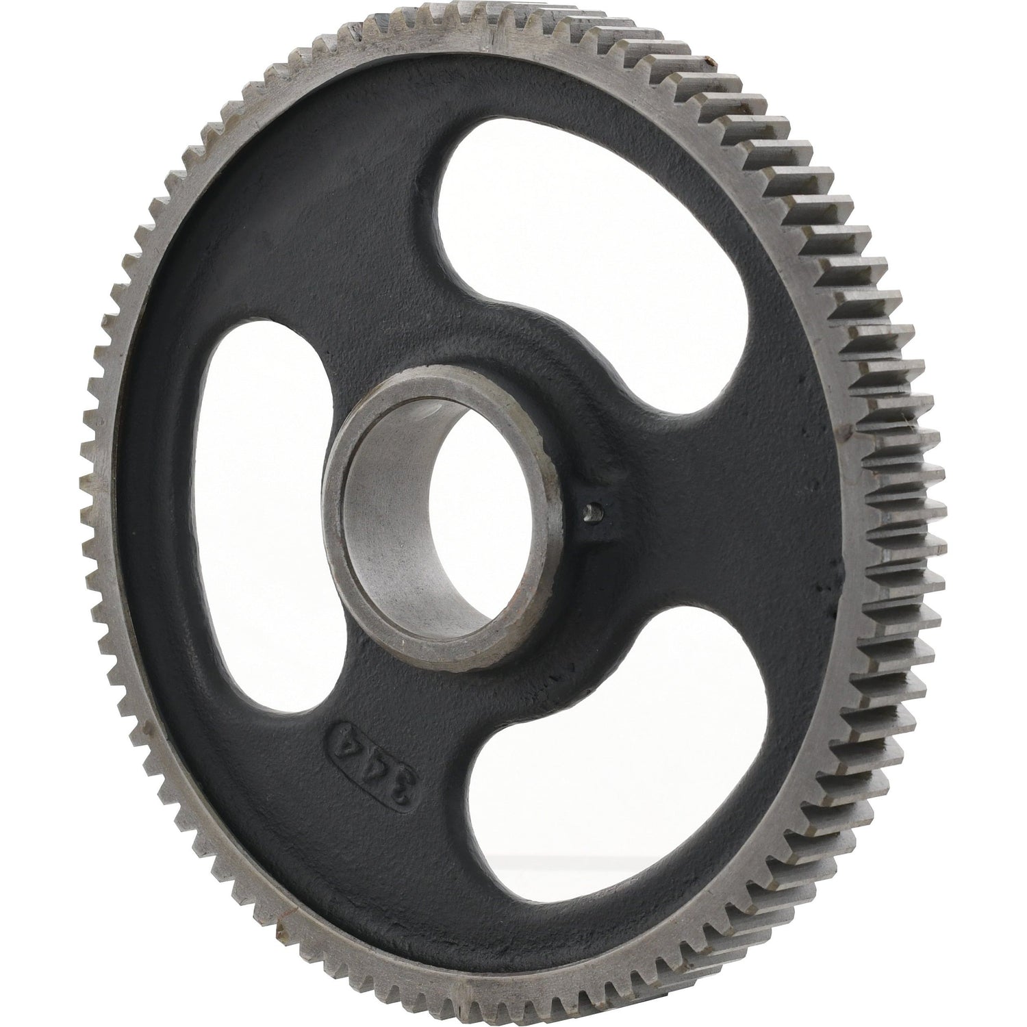 An Idler Gear - S.40523 from Sparex, featuring three large holes around its center and teeth along its outer edge, is suitable for inclusion in the Perkins Build List.