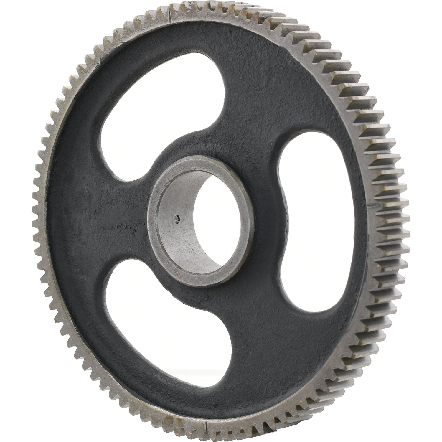 A Sparex Idler Gear (S.40523) featuring evenly spaced teeth around its edge and three large circular cut-outs in its body, suitable for listing on the Perkins Build List.