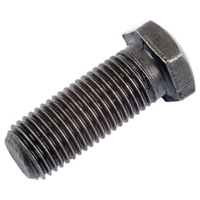 A close-up image of a metallic hex bolt, resembling an Imperial Clutch Finger Screw for Massey Ferguson tractors from Sparex, size 3/8'' UNF with visible threads and a hexagonal head (Sparex Part No. S.40699).
