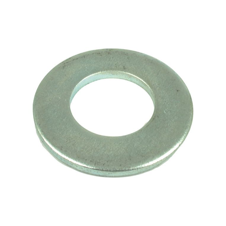 The Imperial Flat Washer from Sparex, with an inner diameter of 1 1/4'' (DIN Standard No. DIN 125A), is a heavy-duty metal washer featuring a central hole, typically used in mechanical and construction applications. This version is zinc plated for added durability, and its Sparex Part No. is S.18301.
