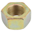 Close-up of a Sparex Imperial hexagon nut with 1 1/8'' UNF internal threading (DIN 934), featuring a tensile strength of 8.8, Part No. S.1038.